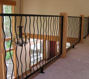 Rustic Cabin Balcony Panels