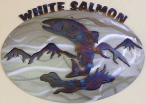White Salmon Sign