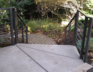 Backyard Stair Hand rails Hood River